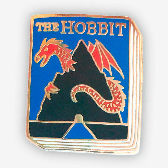 The Hobbit Enamel Book Pin