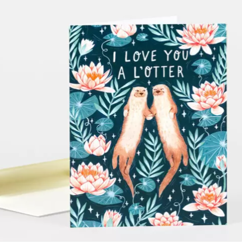 I Love You a L-Otter Card