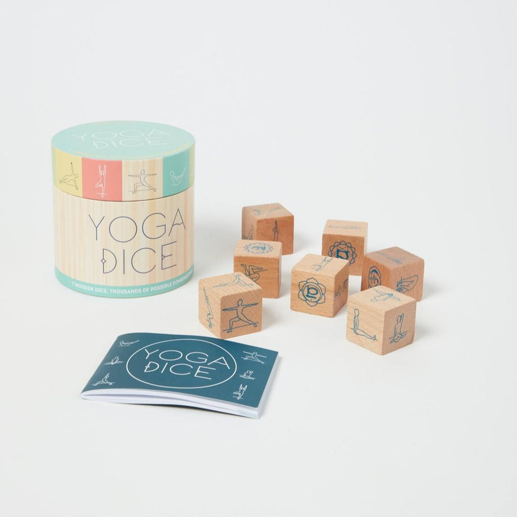  Chronicle Books Yoga Dice: 7 Wooden Dice, Thousands of